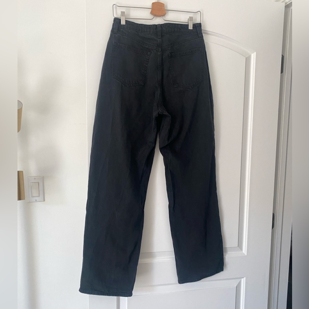 Black Wide-Leg Jeans